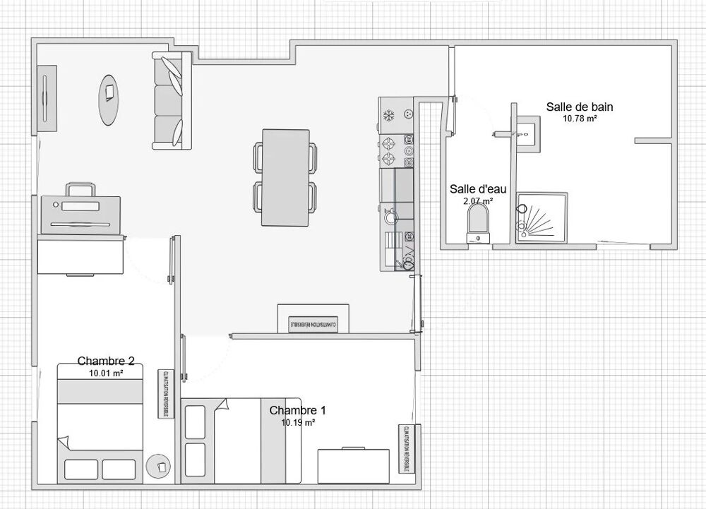 Vente Appartement Saint-Étienne-de-Saint-Geoirs - Centre-ville Saint-Étienne-de-saint-geoirs