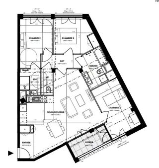  Appartement � vendre 4 pi�ces 87 m�