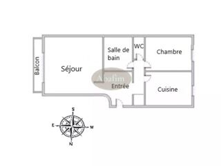  Appartement � vendre 2 pi�ces 57 m�