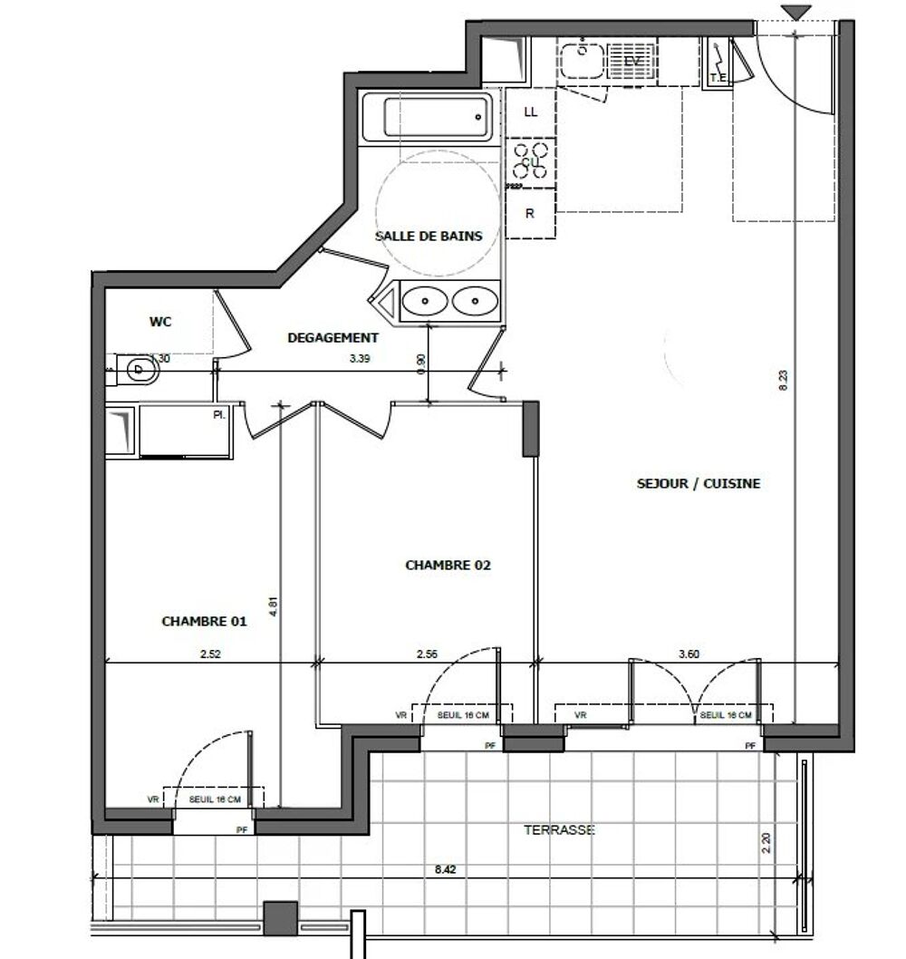 Vente Appartement Appartement avec vue sur la Méditerranée et le Fort Carré Antibes