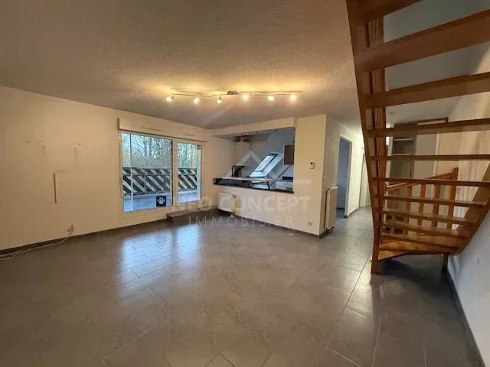 Location Appartement bel appartement duplex 3 pièces de 77m² + cave + garage Seltz