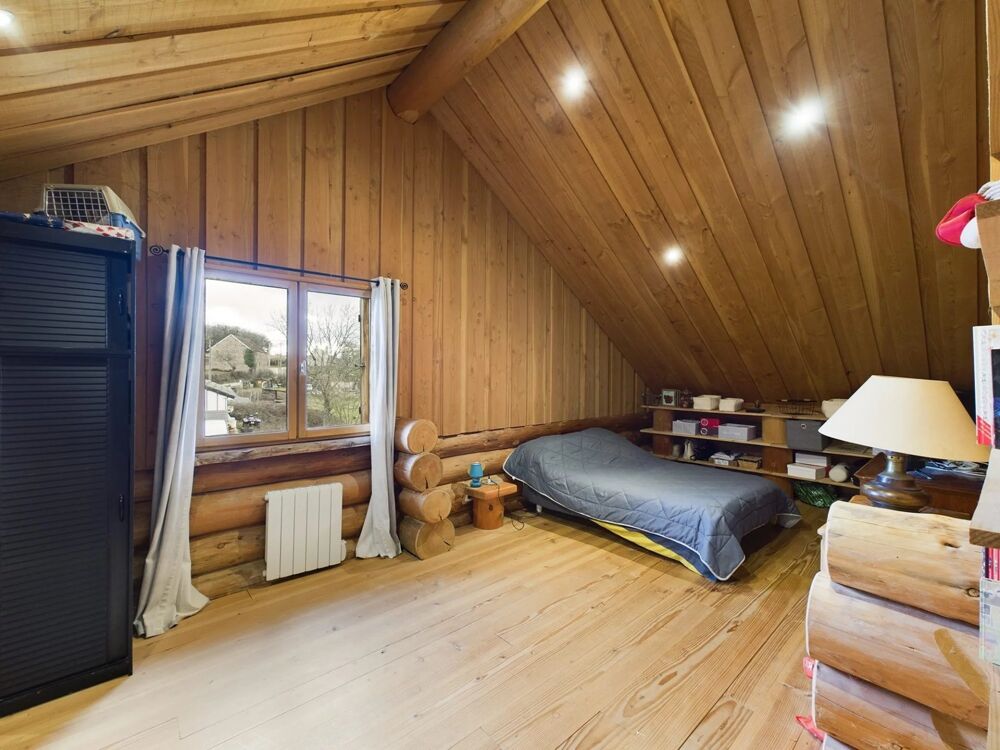 Maison rondins de bois