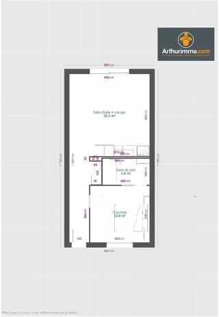  Appartement à vendre 2 pièces 50 m²