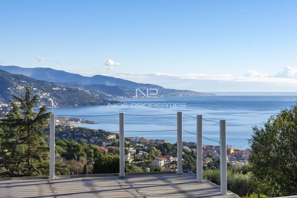 Vente Maison Roqubeune-Cap-Martin, somptueuse villa contemporaine avec piscin Roquebrune-cap-martin
