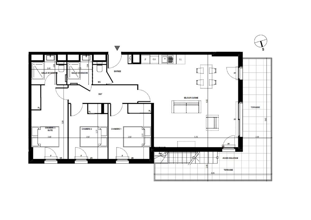 Vente Appartement ANTIBES – UNIQUE 4 PIÈCES DE LA RÉSIDENCE – VILLA SUR LE TOIT – Antibes
