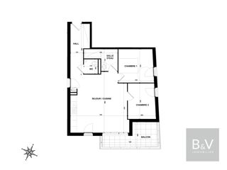  Appartement à vendre 3 pièces 64 m²