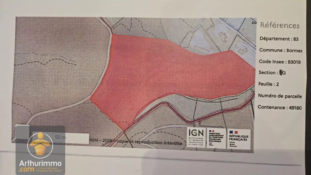 Vente Terrain Terrain naturel 4,7 ha à Bormes-les-Mimosas Bormes-les-mimosas