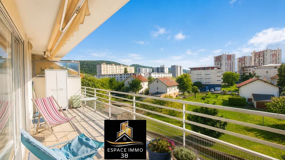 Echirolles- Appartement T4 de 93m2 au dernier étage