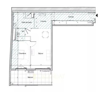  Appartement � vendre 2 pi�ces 63 m�