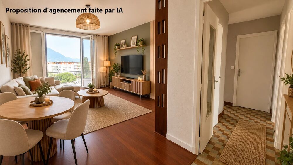Vente Appartement Echirolles Frange verte T4 traversant de 66m2 Échirolles