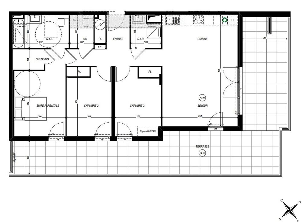 Vente Appartement Superbe 4 pièces neuf avec immense terrasse et prestations haut Saint-laurent-du-var