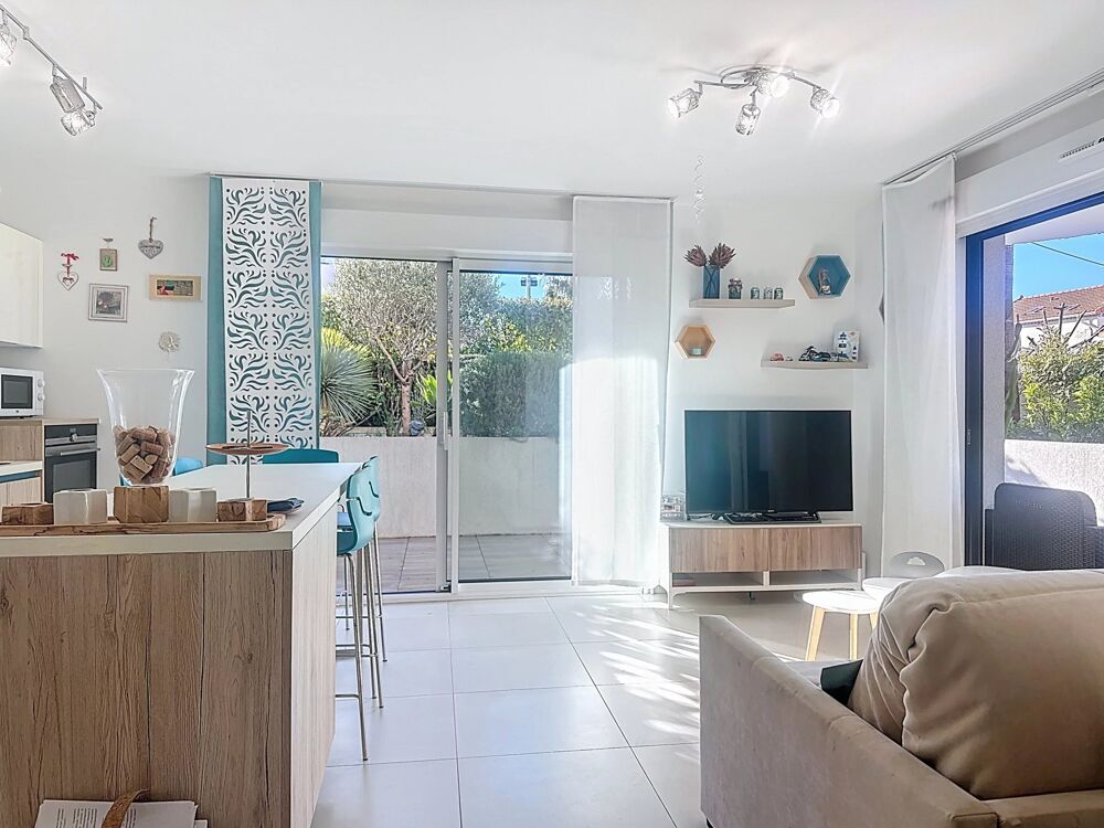 Vente Appartement APPARTEMENT 2 PIECES EN RDJ - RESIDENCE RECENTE  - BIJOU PLAGE A Antibes