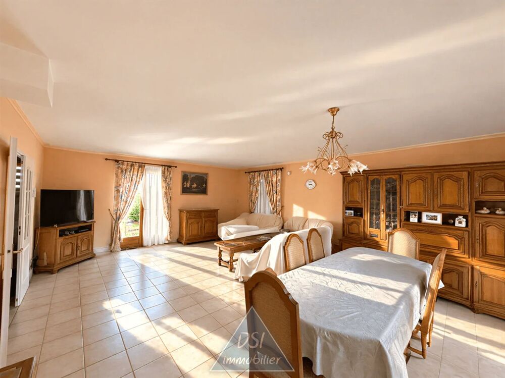 Vente Maison TRAMOYES – VILLA DE PLAIN-PIED – 107 m² HABITABLES – SOUS-SOL CO Tramoyes