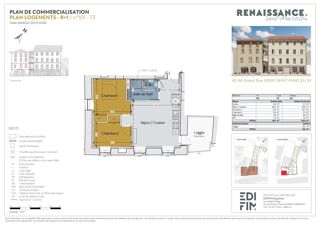  Appartement à vendre 3 pièces 52 m²