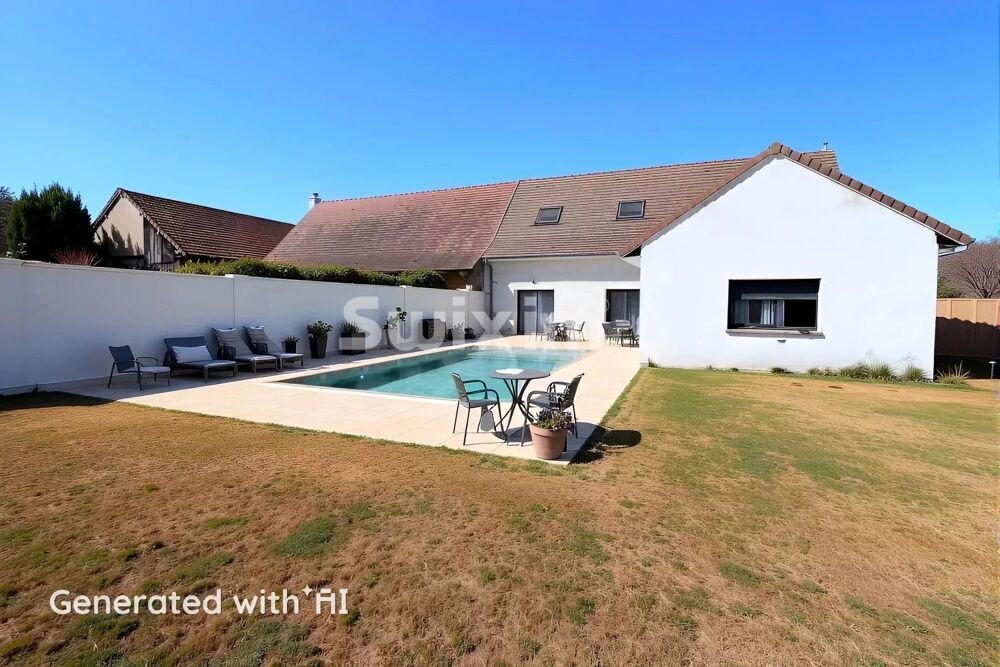 Maison contemporaine de 205 m² avec piscine à Épervans