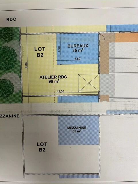   À louer – Très beau local commercial / d'activité de 161 m² – Dé 