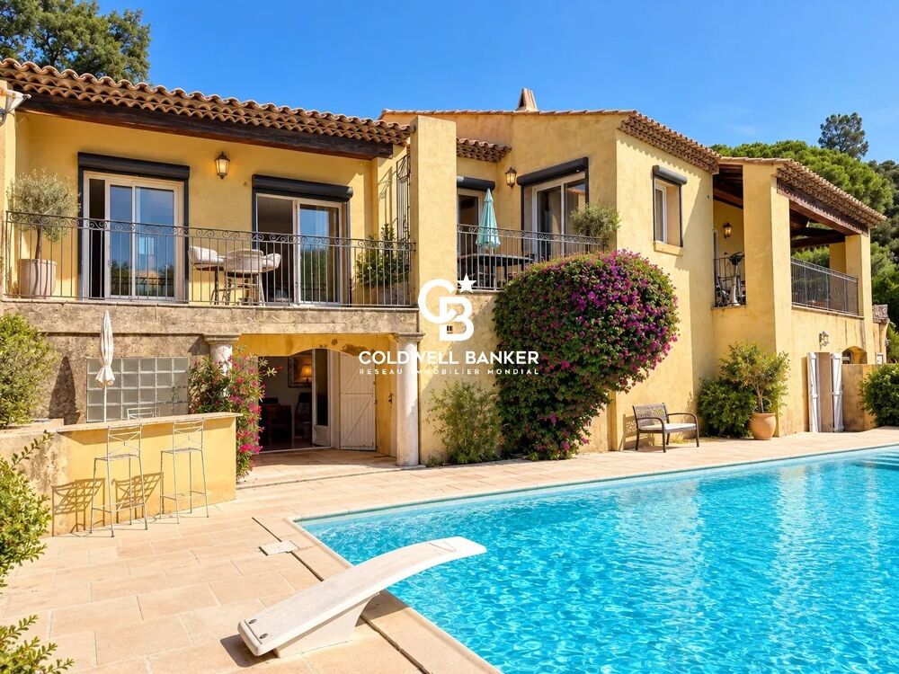 Charme provençal, vue mer et piscine