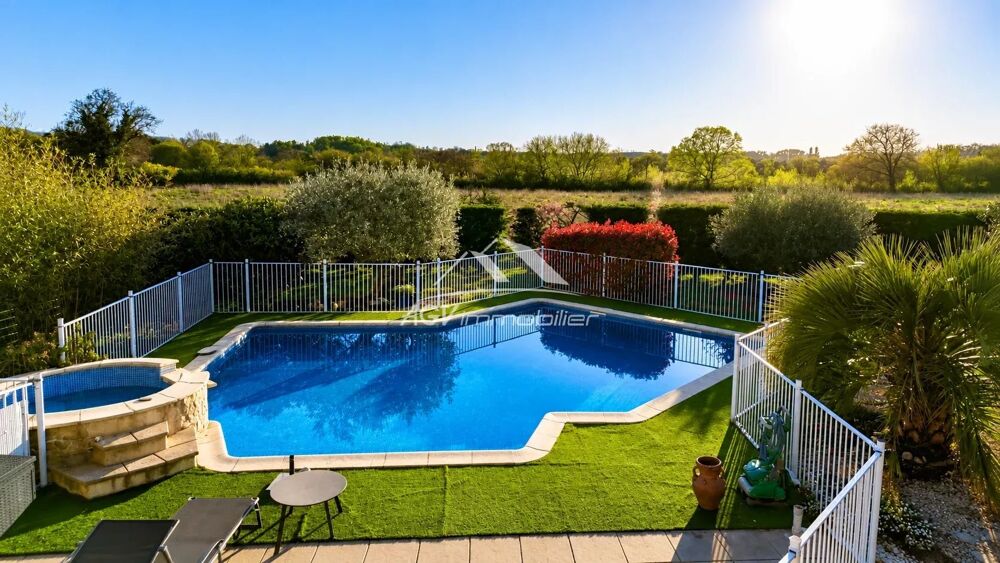 15 min Alès - Villa 176 m² - 5 chambres avec piscine, abris et g