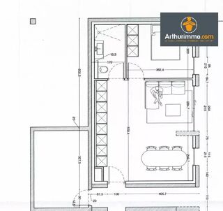  Appartement à vendre 2 pièces 45 m²