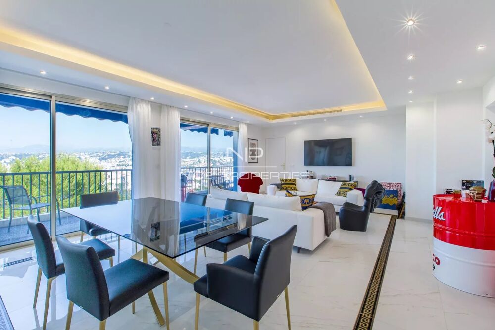 Vente Appartement Mont Boron, luxe et volupté, vue panoramique mer, terrasse, balc Nice