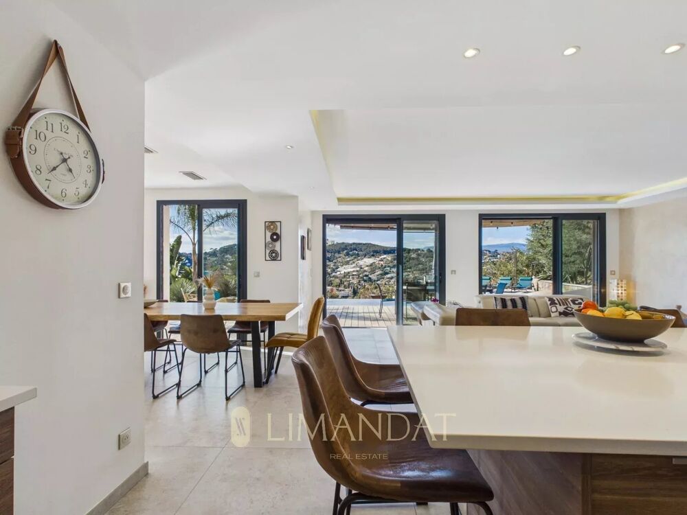 SUPER CANNES - VILLA CONTEMPORAINE - VUE PANORAMIQUE
