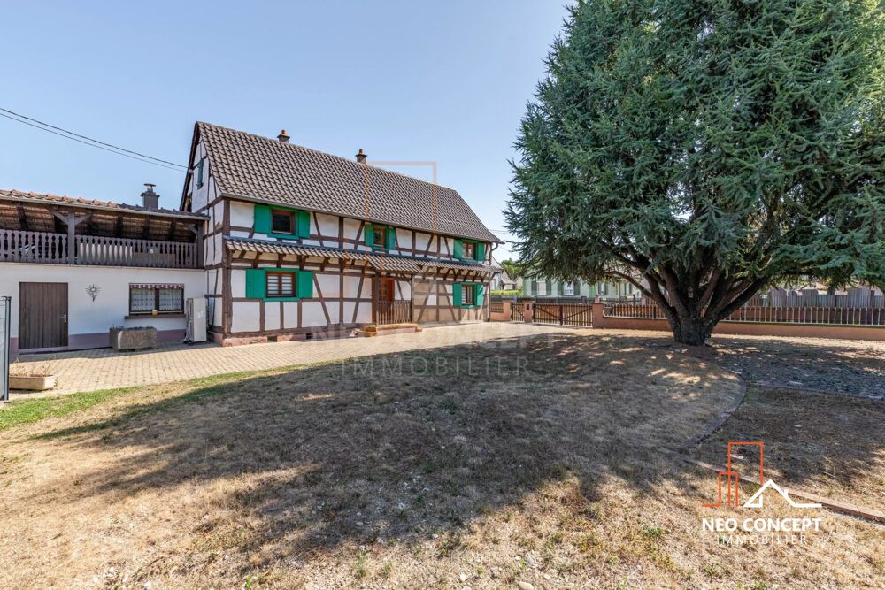 Maison alsacienne de 106 m2 habitables sur 4,28 ares de terrain