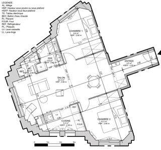  Appartement � vendre 3 pi�ces 57 m�