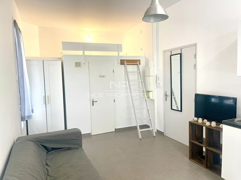 Vente Appartement Nice, agréable studio de 20 m2, mezzanine sur balcon habitable Nice