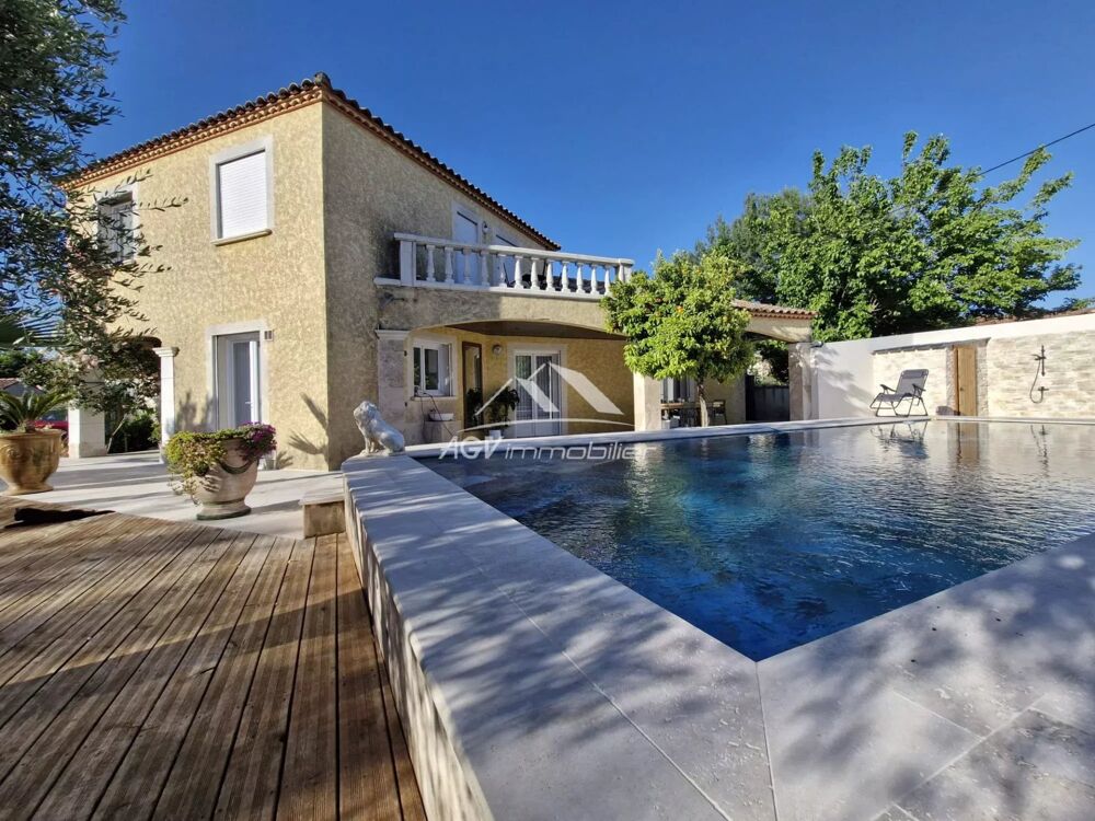 A Alès, maison 165 m², avec piscine garage, abris voiture et ter