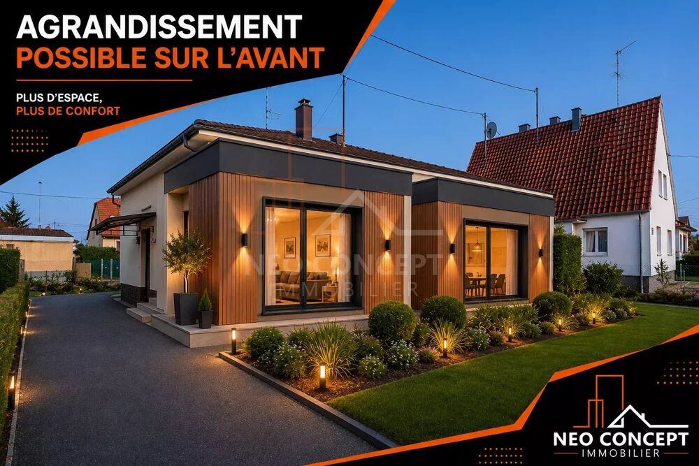 Vente Maison Bungalow de 67 m² à Haguenau avec jardin Haguenau