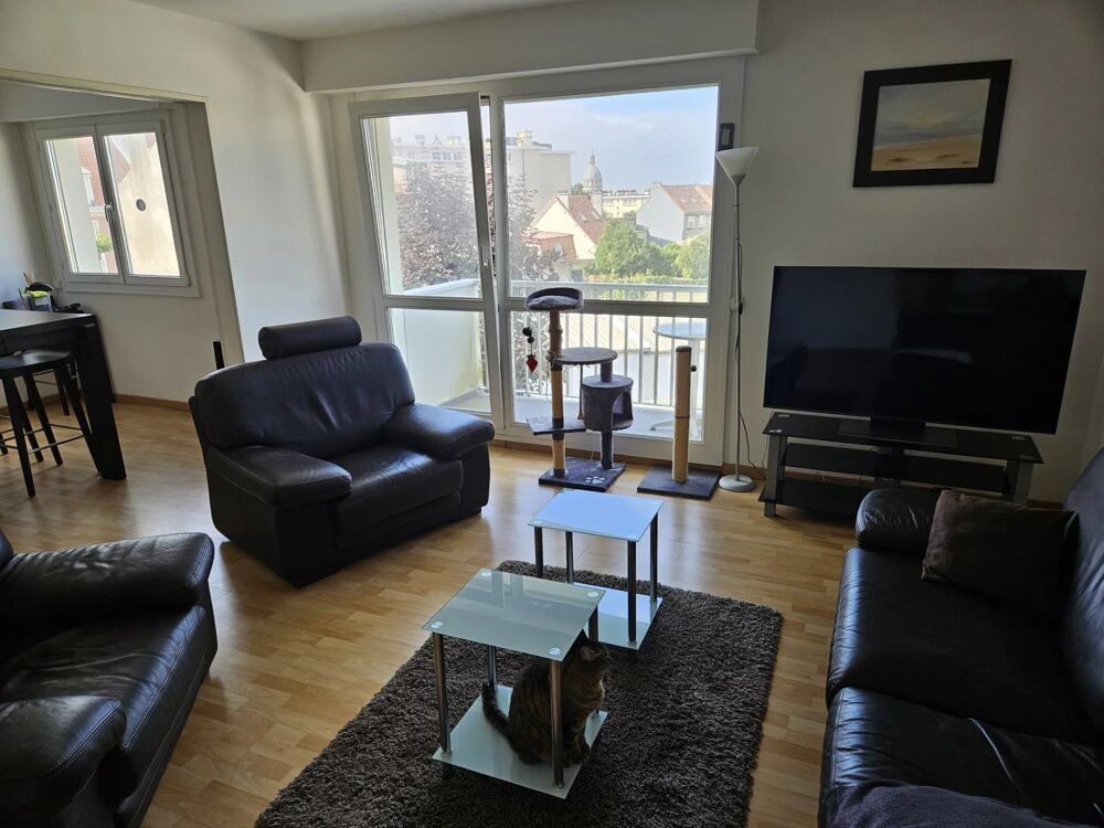 Appartement T4 - 3 chambres, balcon, garage