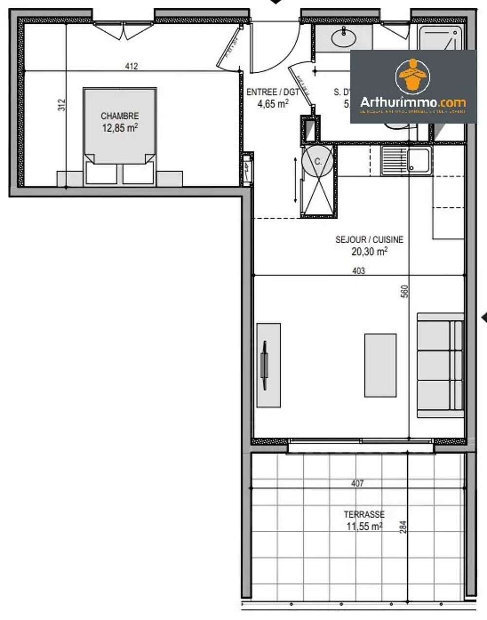 Vente Appartement PORTICCIO - APPARTEMENT TYPE 2 Grosseto-prugna