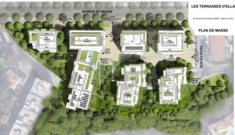Vente Appartement Résidence de standing - Cagnes-sur-Mer Les Terrasses d'Ella- 2 p Cagnes-sur-mer