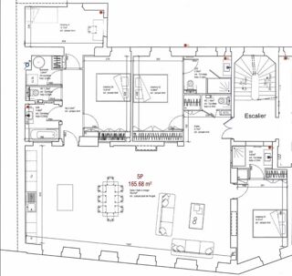  Appartement à vendre 6 pièces 166 m²