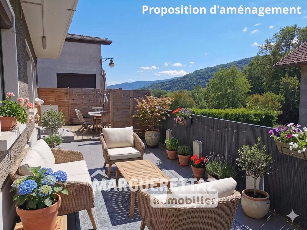Lumineux T4 rénové avec goût avec grande terrasse, cave, garage