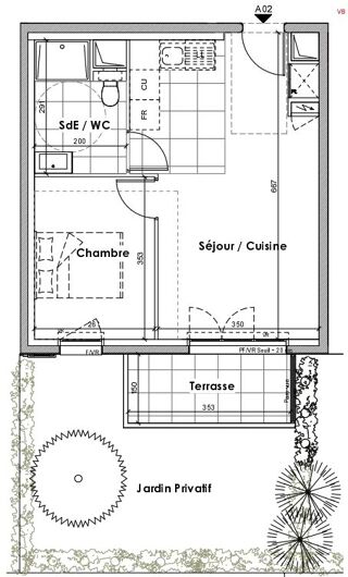  Appartement � vendre 2 pi�ces 39 m�