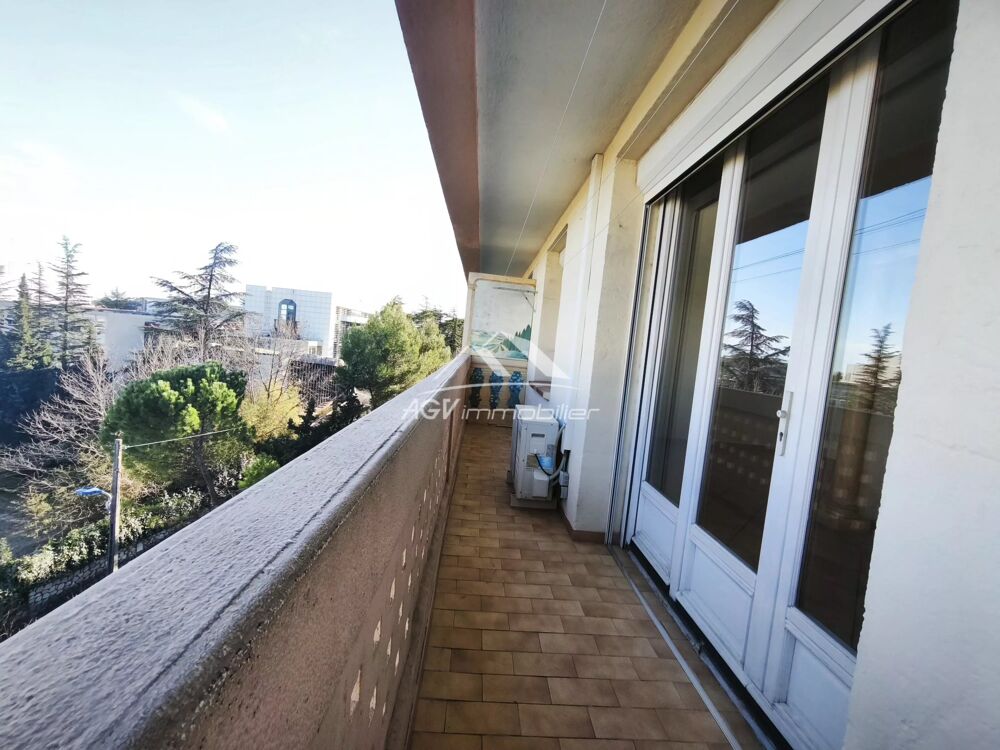 Vente Appartement Alès Clavières, appartement T4 en résidence, loggia fermée, balc Alès