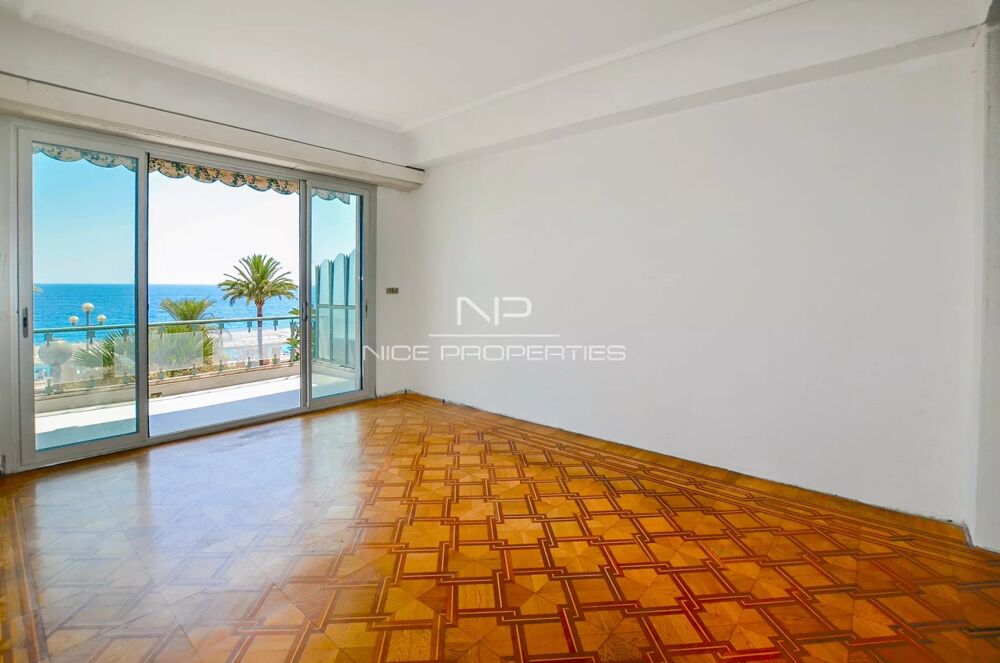 Promenade des Anglais, dans immeuble de luxe, splendide 3 pièces