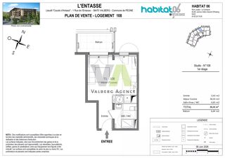  Appartement à vendre 1 pièce 26 m²
