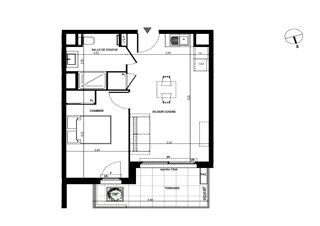  Appartement à vendre 2 pièces 38 m²
