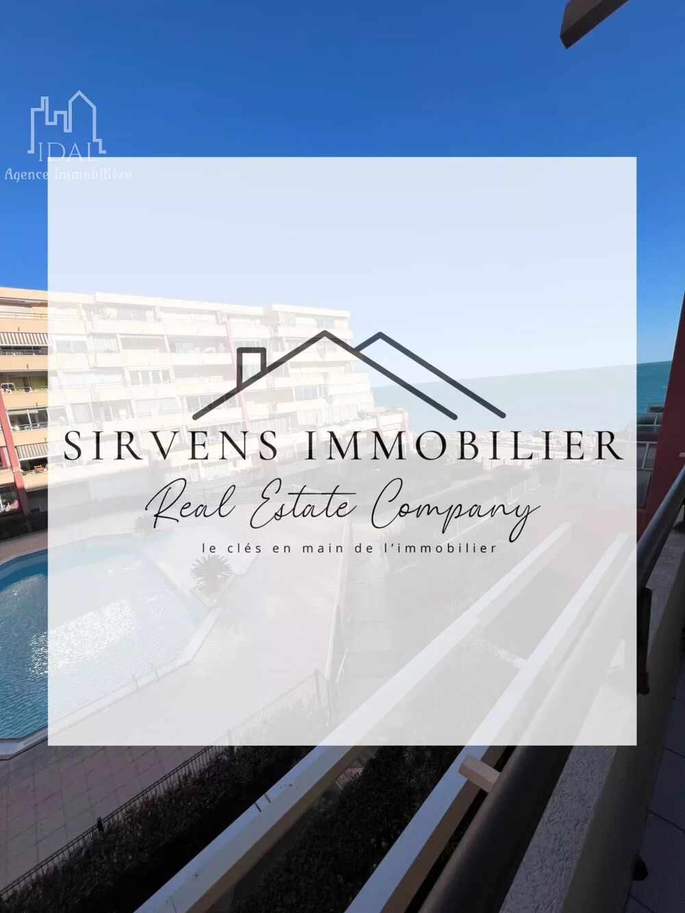 Vente Appartement T2 vue mer et piscine Sète