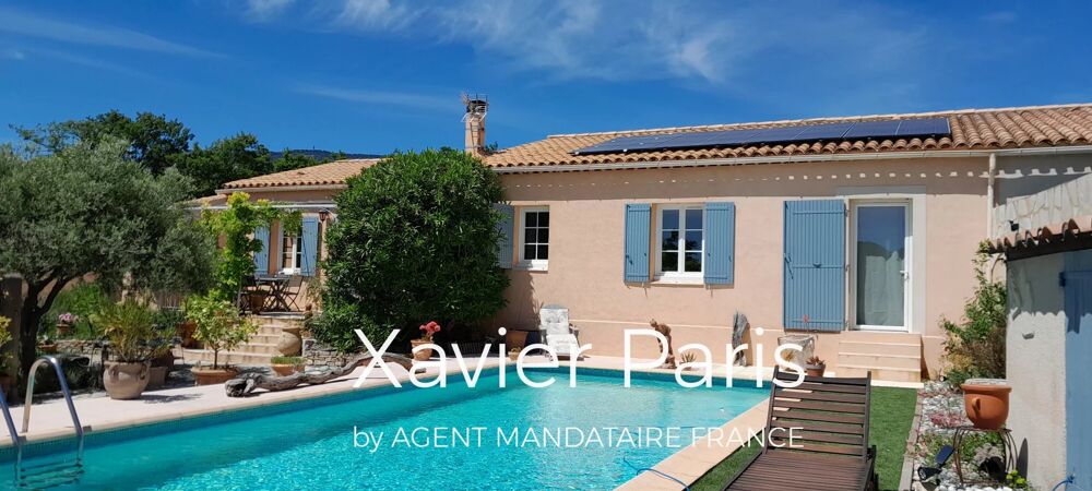 LUBERON SUD  MAISON CONTEMPORAINE DE PLAIN-PIED 154 m²  RÉNOVA