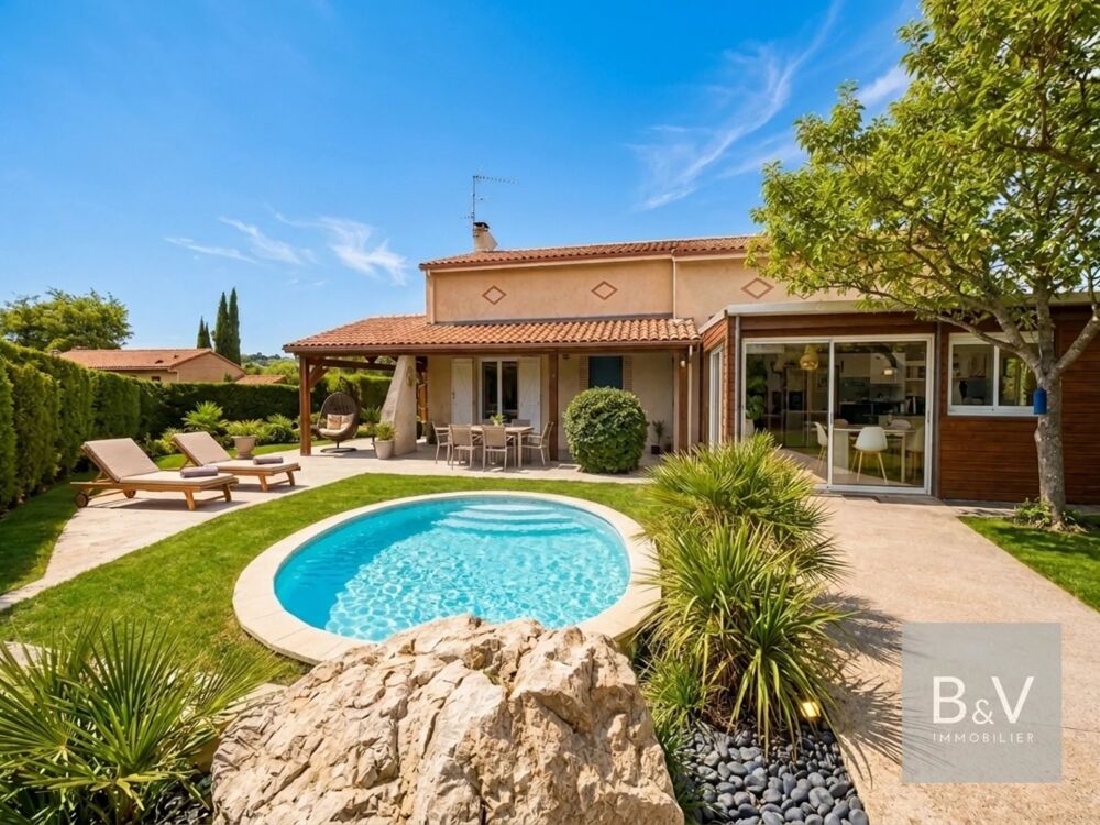 Vente Maison Villa familiale de 156 m² avec piscine, sans vis-à-vis, à 15 min Saint-orens-de-gameville