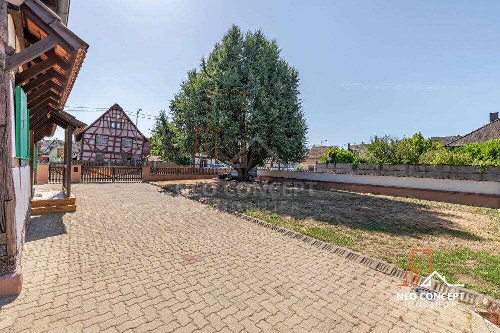 Maison alsacienne de 106 m2 habitables sur 4,28 ares de terrain
