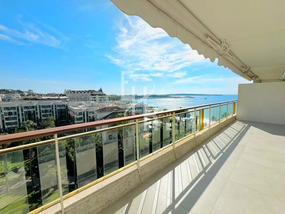 CANNES CROISETTE MAGNIFIQUE 3 PIECES VUE MER