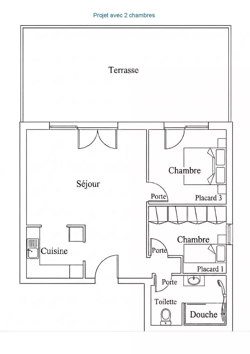 Appartement avec vue mer à Saint-Tropez.