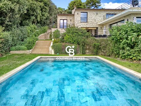   Vue mer panoramique � Saint Paul de Vence Villa - 7 pi�ce(s) - 260 m�