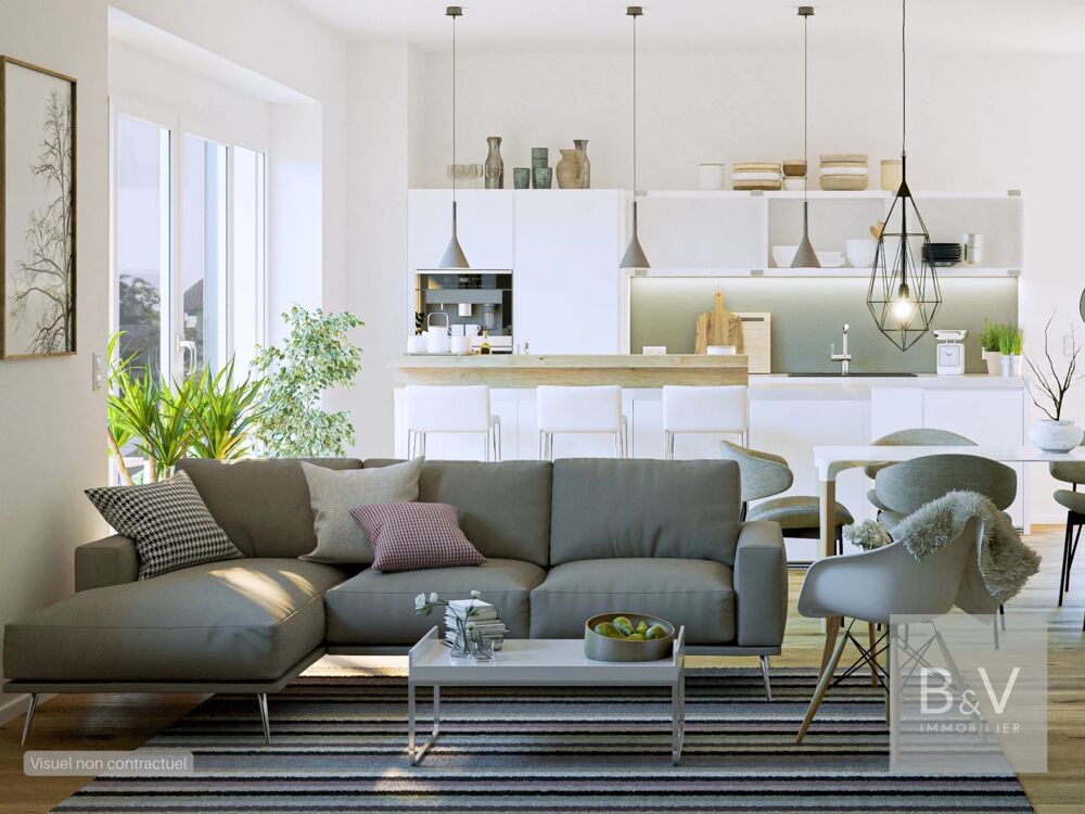 Appartement 3 pièces de 60 m² avec terrasse