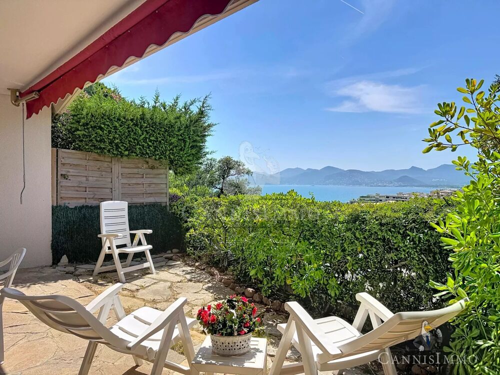 Vente Appartement CANNES 2 PIECES RDJ VUE MER PANORAMIQUE -  500 Mètres DES PLAGES Cannes