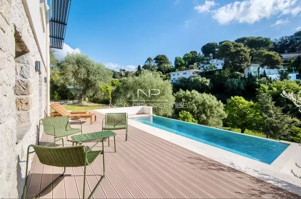 Vente Maison Nice Gairaut,  belle villa niçoise rénovée, piscine et garages Nice